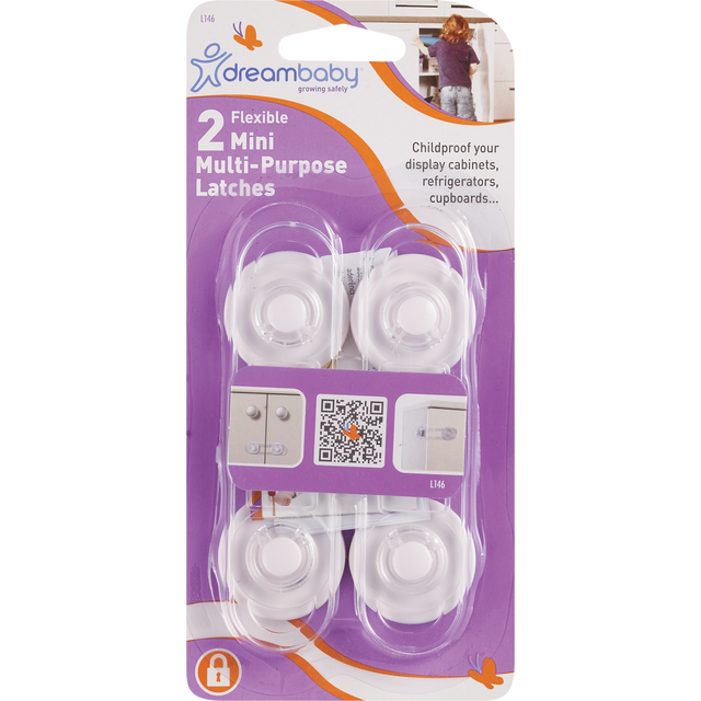 slide 1 of 1, Dream Baby Mini Multi Purpose Latch, 2 ct