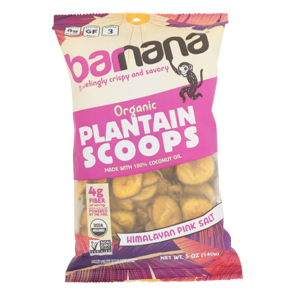 slide 1 of 1, Barnana Himalayan Pink Salt Organic Plantain Scoops - 5 oz, 5 oz