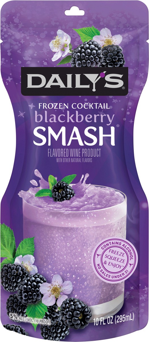 slide 9 of 9, Daily's Blackberry Smash Ready to Drink Frozen Pouch 10 fl oz, 10 fl oz
