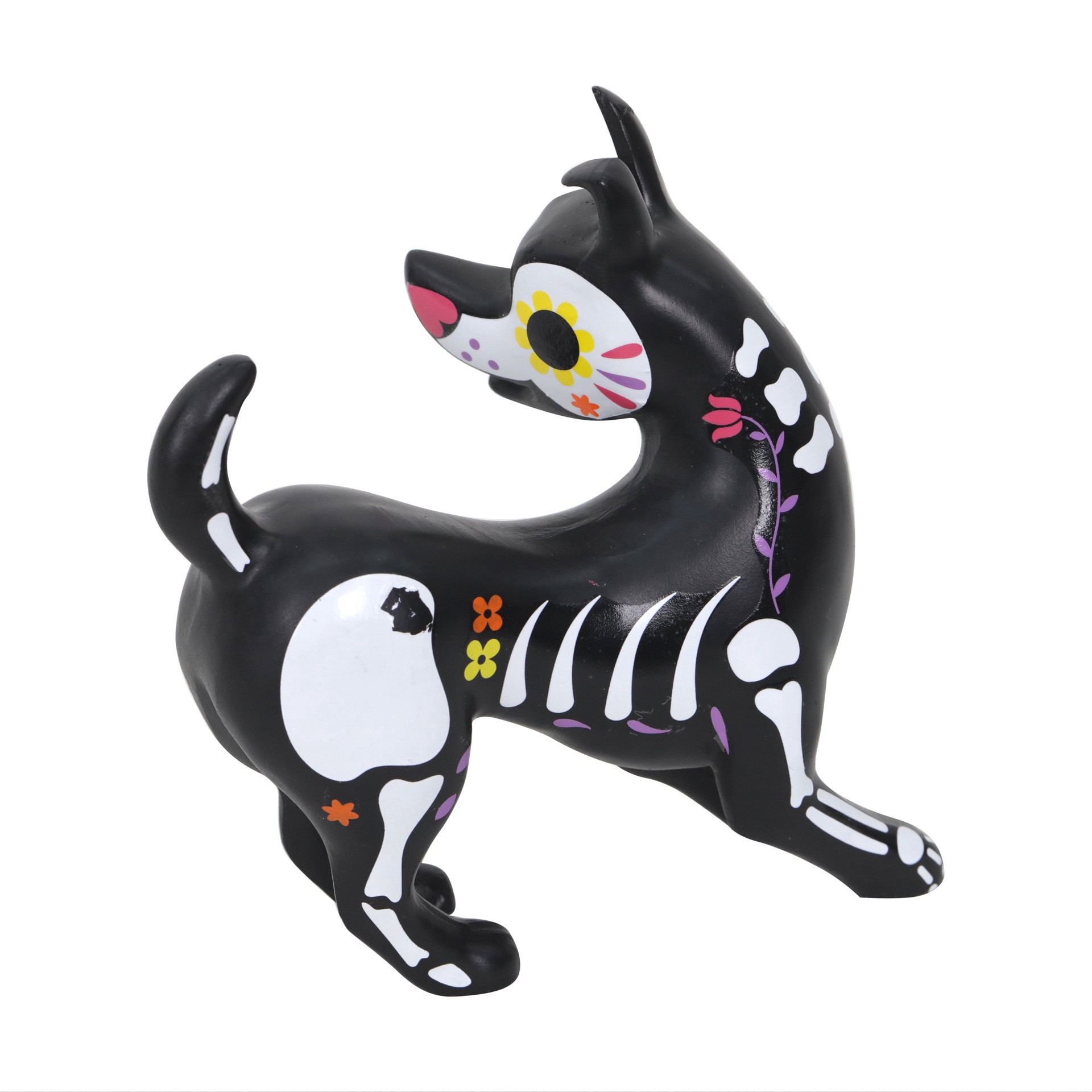 slide 2 of 3, 6.25" Skeleton Dog Tabletop Decor By Ashland, 6.25 in