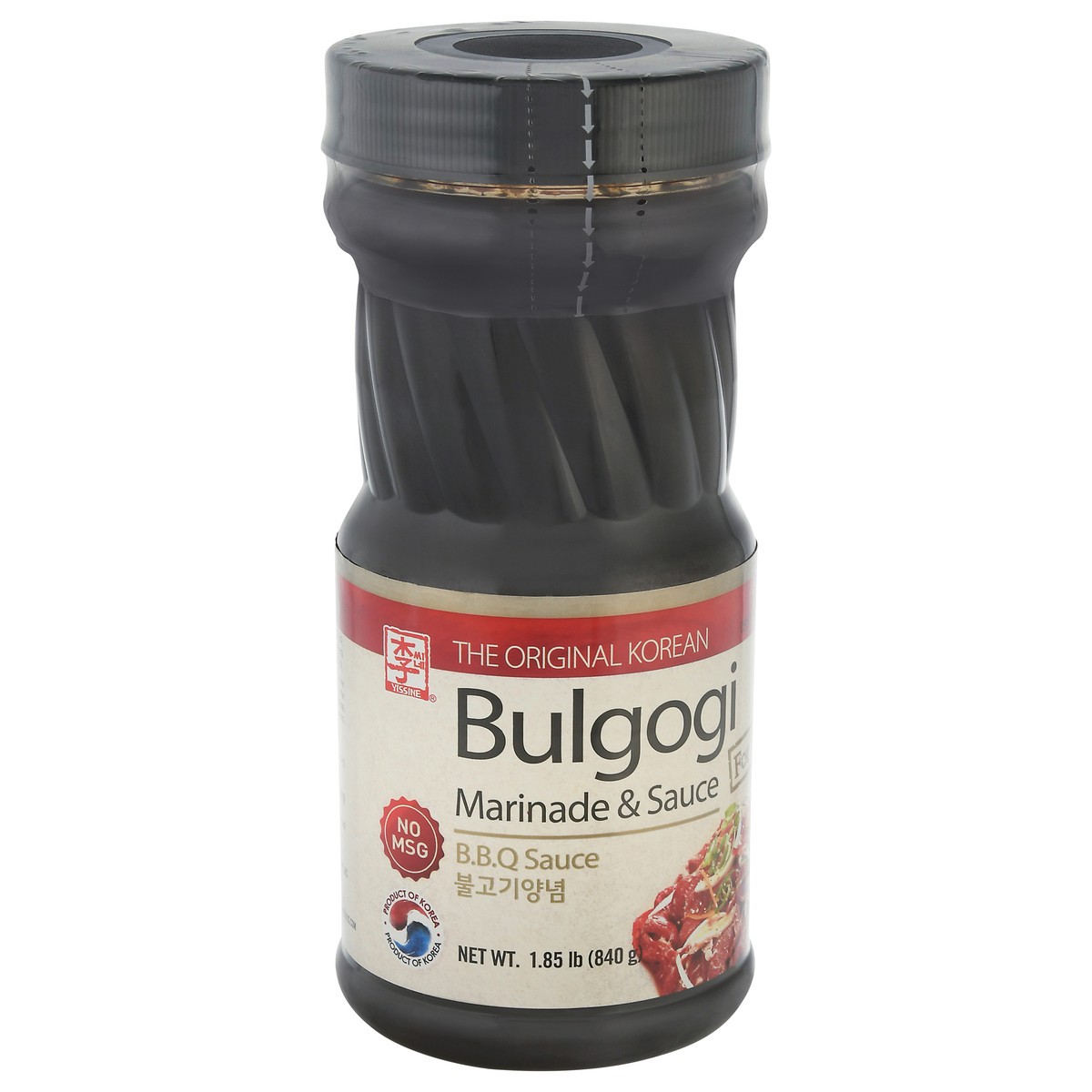 slide 11 of 13, Yissine Bulgogi Bbq Marinade & Sauce 1.85 lb Bottle, 1.85 lb