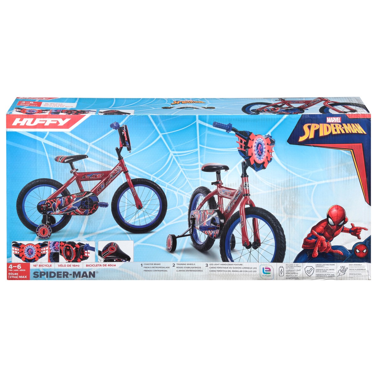 slide 1 of 10, Huffy Marvel Spider-Man 16 Inch Bicycle 1 Each, 1 ct