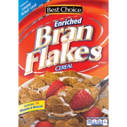 Best Choice Enriched Bran Flakes Cereal