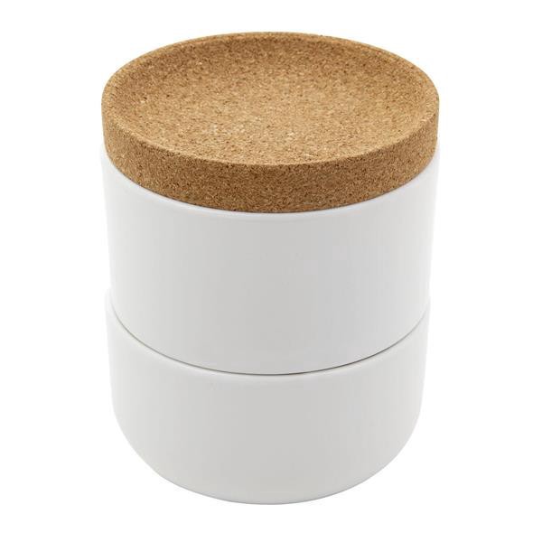 slide 1 of 1, Kamenstein Ceramic Cork SP Cellar White, 1 ct