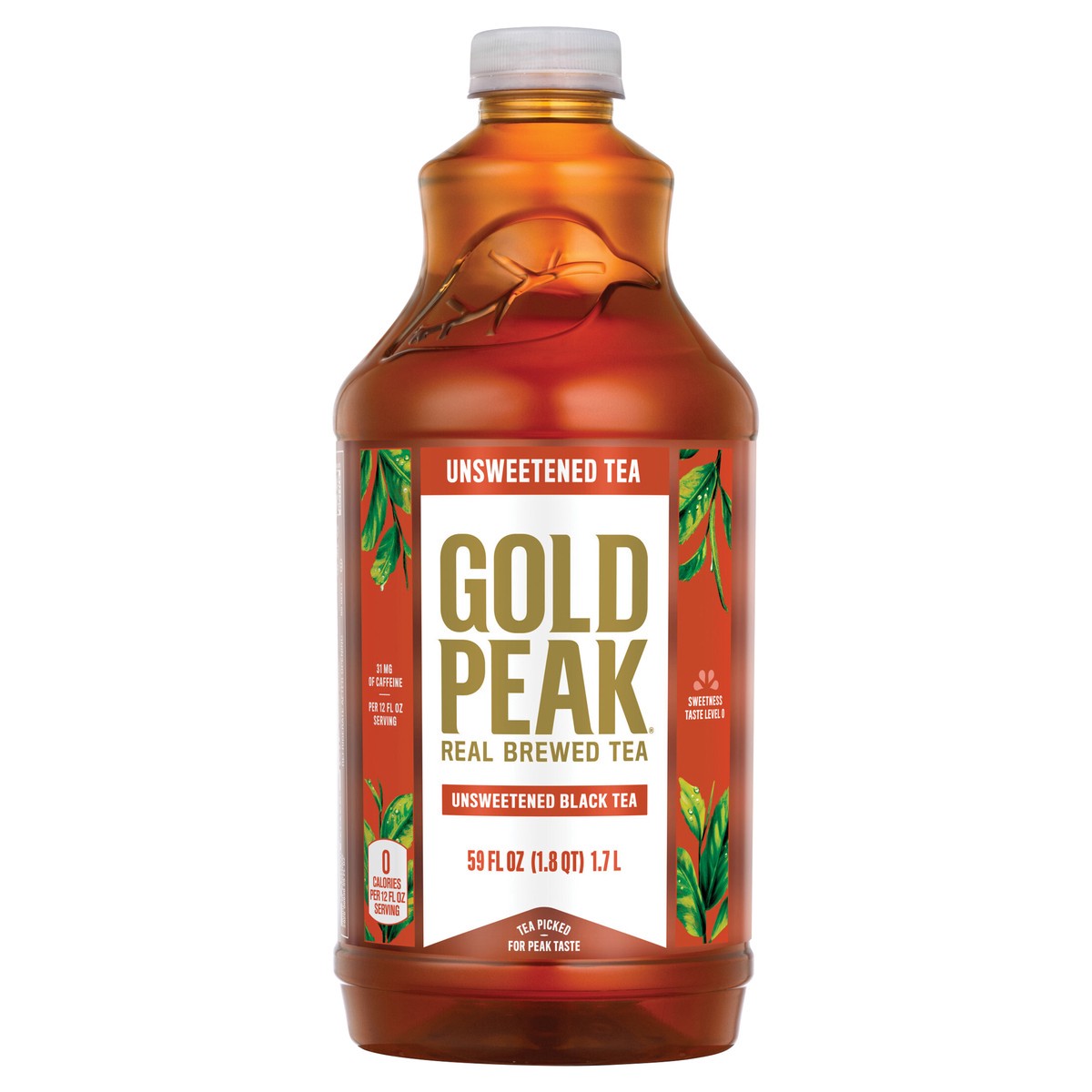 slide 1 of 11, Gold Peak Unsweetened Black Tea Bottle, 59 fl oz, 59 fl oz