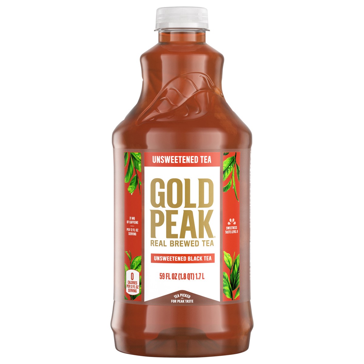 slide 1 of 11, Gold Peak Unsweetened Black Tea Bottle, 59 fl oz, 59 fl oz
