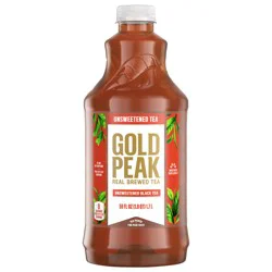 Gold Peak Unsweetened Black Tea Bottle, 59 fl oz