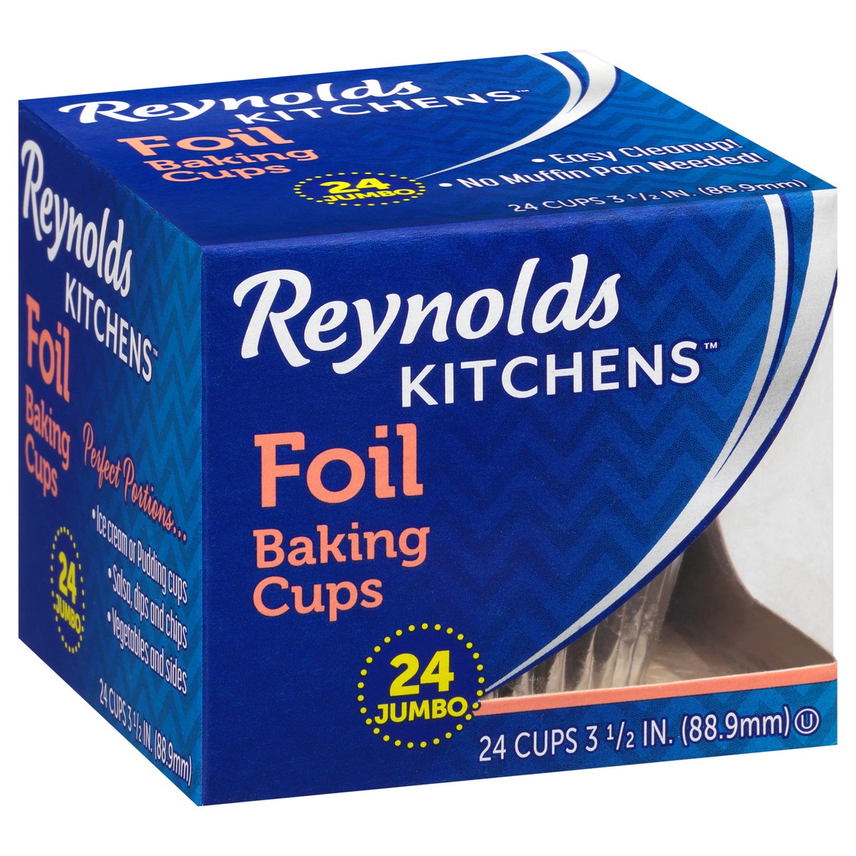 slide 3 of 9, Reynolds Jumbo Foils Baking Cups, 24 ct