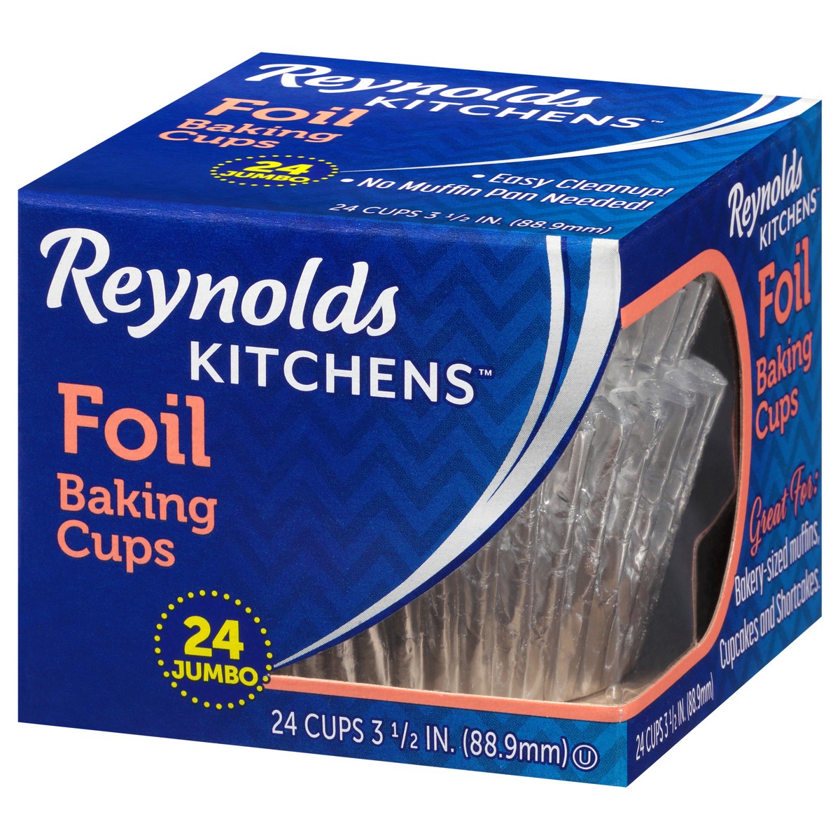 slide 5 of 9, Reynolds Jumbo Foils Baking Cups, 24 ct