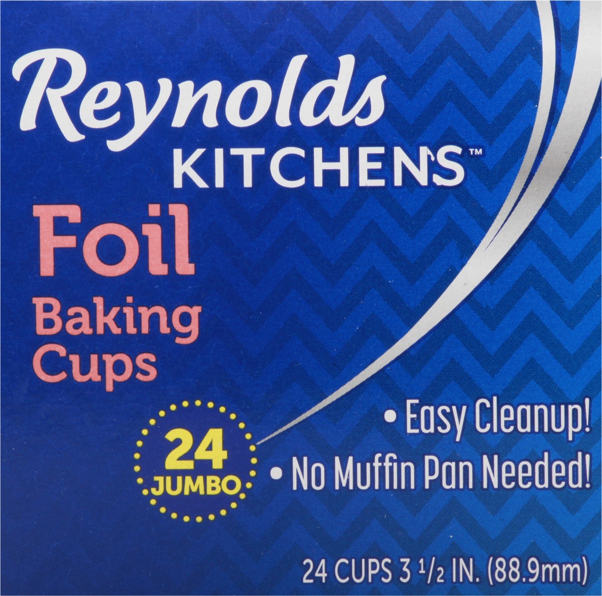 slide 3 of 8, Reynolds Baking Cups, Foil, Jumbo, 3.5 Inch, 24 ct
