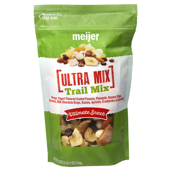 slide 1 of 1, Meijer Ultra Trail Mix, 18 oz