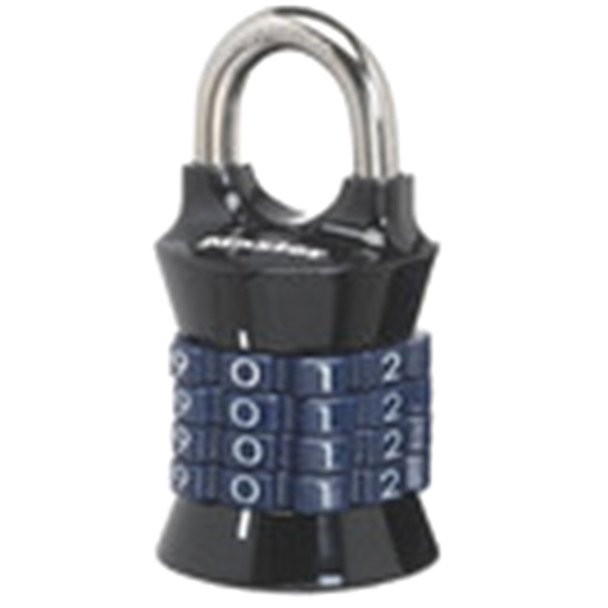 slide 1 of 5, Master Lock Padlock, Set Your Own Combination Lock, 1-1/2 inch wide, Assorted Colors, 1 ct