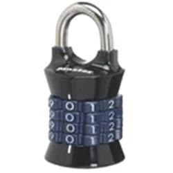 Master Lock Padlock, Set Your Own Combination Lock, 1-1/2 inch wide, Assorted Colors