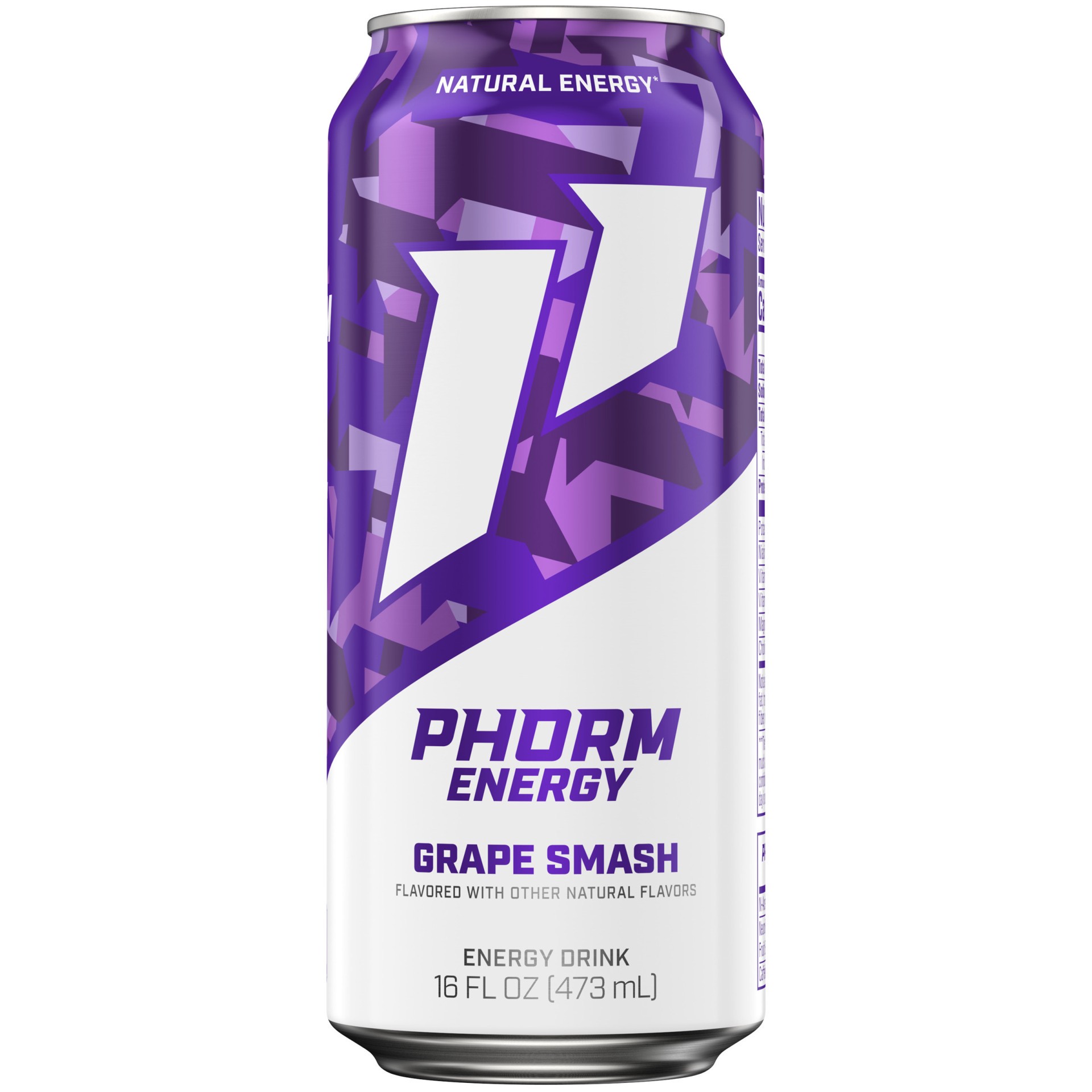 slide 2 of 5, Phorm Energy Grape Smash Energy Drink 16 fl oz, 16 fl oz