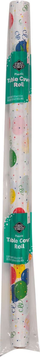 slide 5 of 11, First Street Fs Birthday Table Cover Roll 40X100, 1 ct
