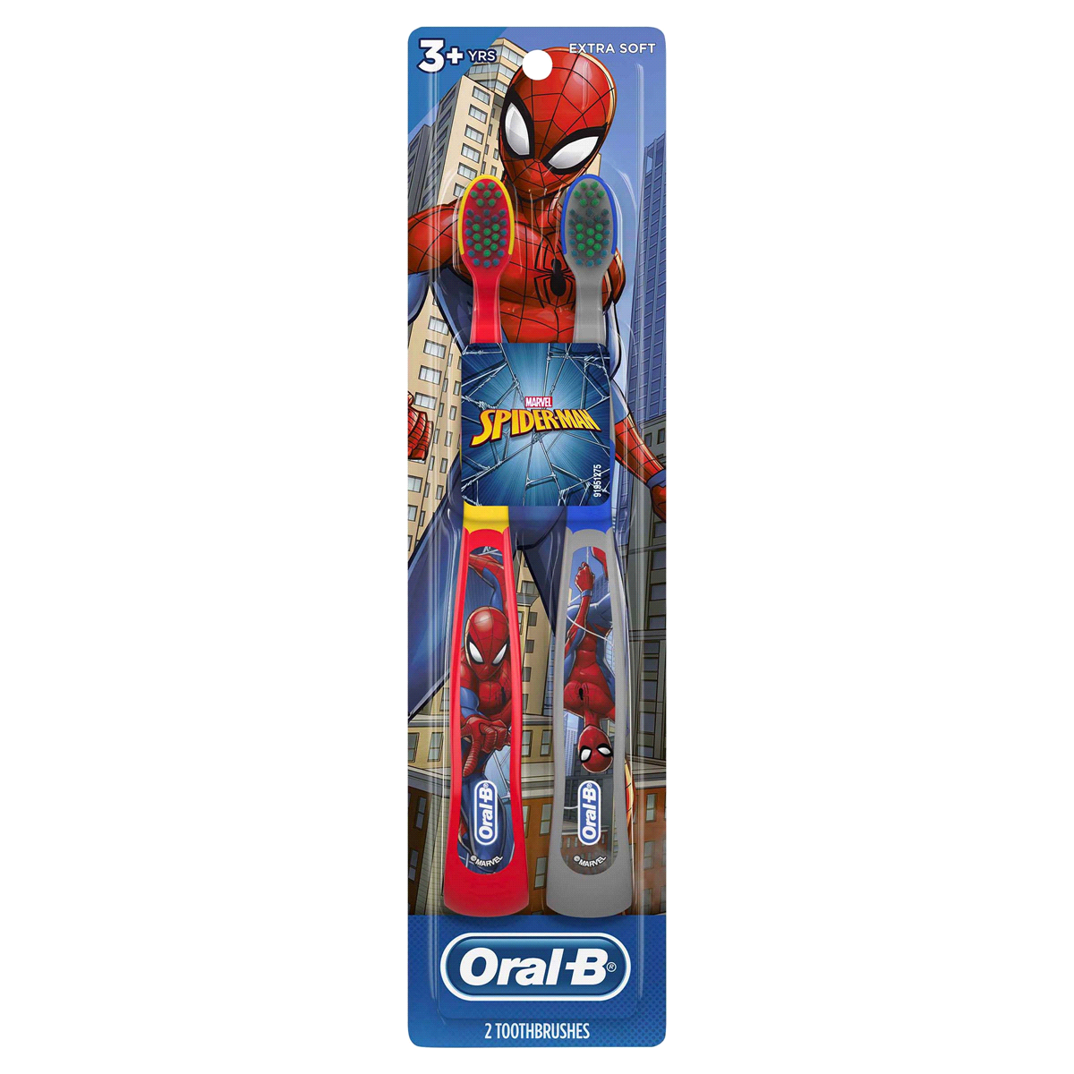 slide 1 of 3, Oral-B Pro-Health Stages Kids Manual Toothbrush Featuring Marvel Avengers With Disney MagicTimer, 2 ct