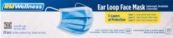 RM Wellness 20CT RM WELLNESS Disposable Ear Loop Face Masks