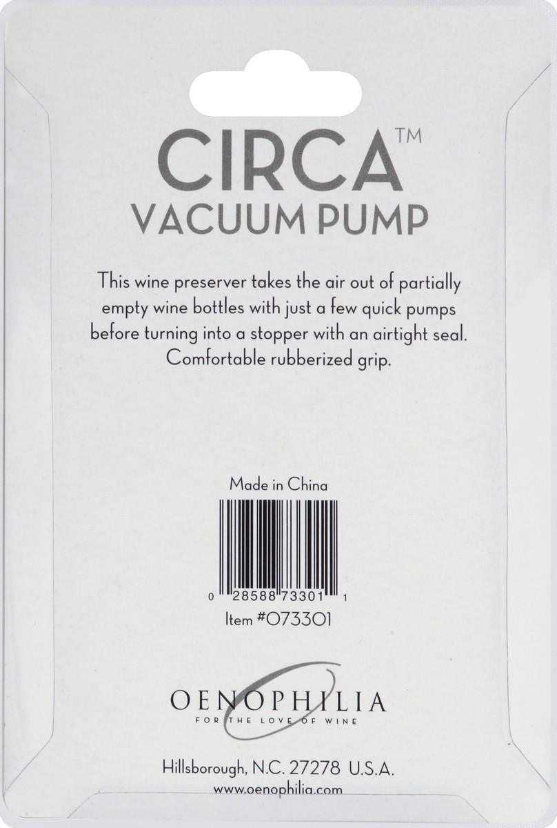 slide 3 of 3, Oenophilia Vacuum Pump 1 ea, 1 ct