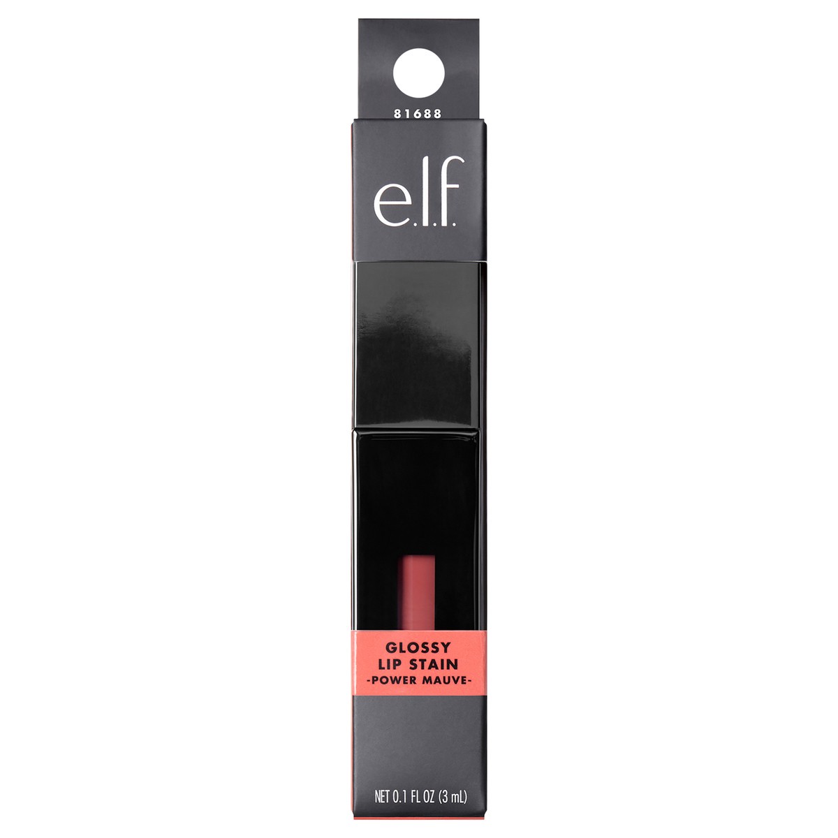 slide 1 of 9, e.l.f. Glossy Lip Stain, Power Mauve, 0.1 fl oz