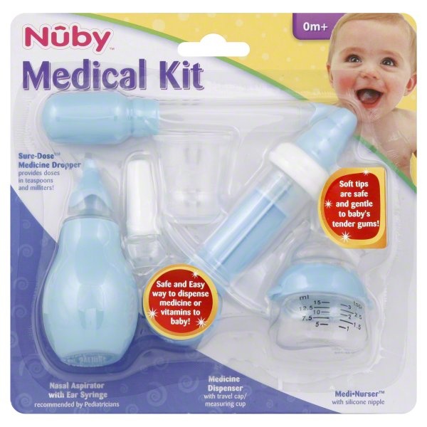 slide 1 of 1, Nuby Medical Kit 0+ M, 1 ct