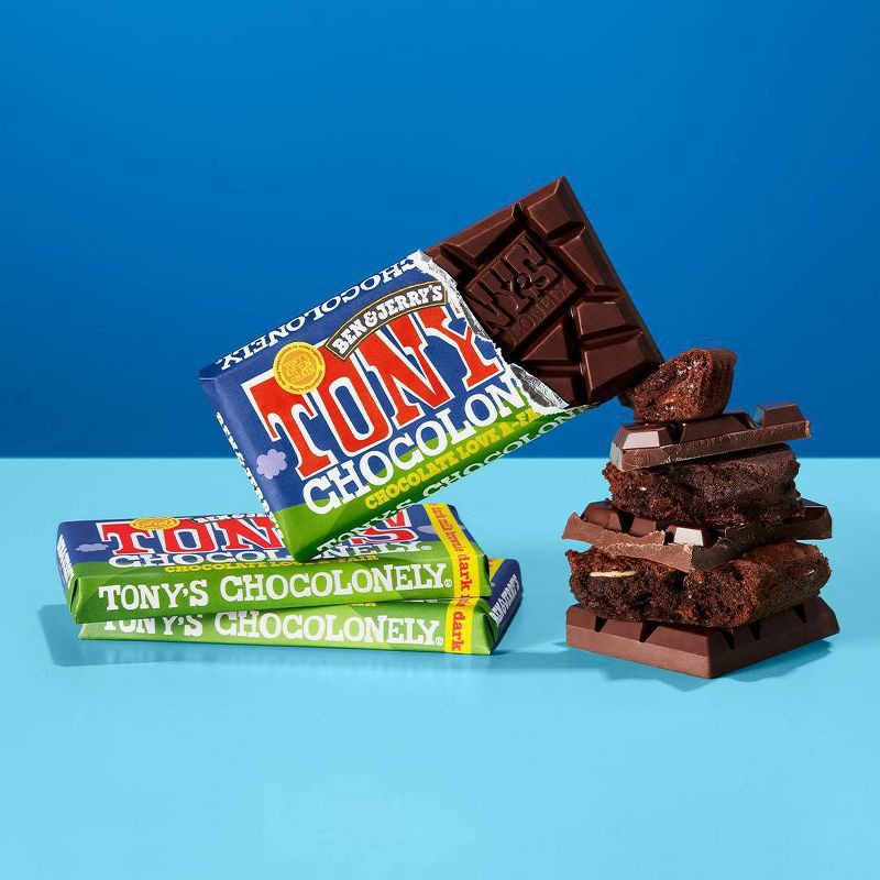slide 4 of 4, Tony's Chocolonely Dark Milk Chocolate With Brownie, 6.35 oz