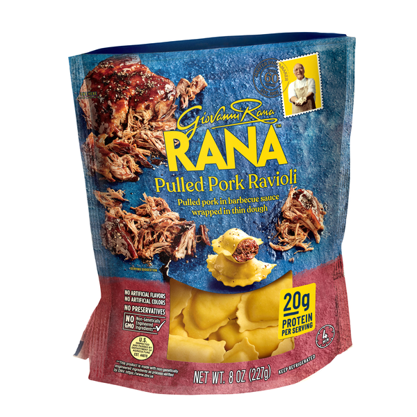 slide 1 of 8, Giovanni Rana Rana RANA BBQ PULLED PORK RAVIOLI 8 OZ, 1 ct