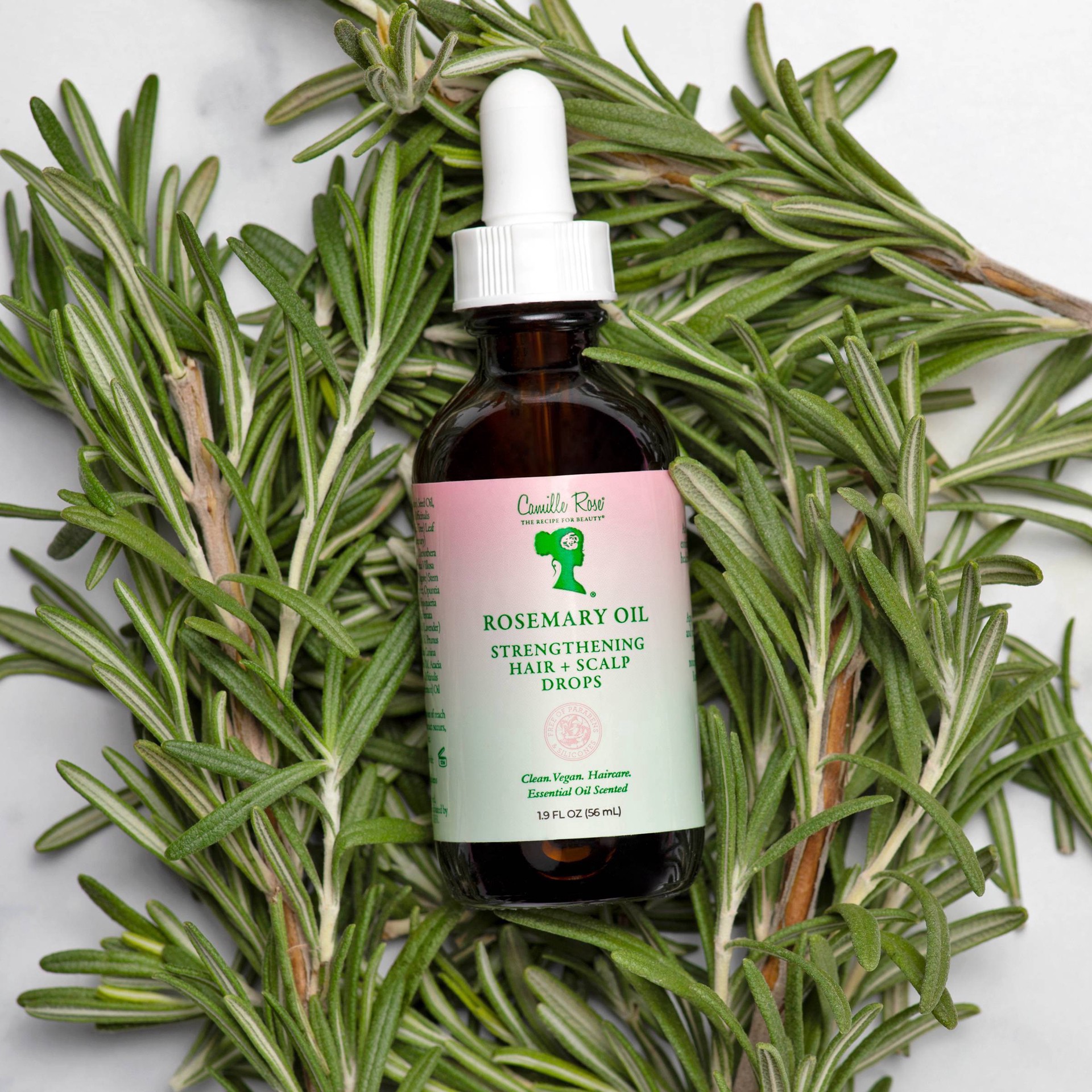 slide 5 of 7, Camille Rose Rosemary Oil 1.9 fl oz, 1.9 fl oz