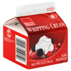 slide 1 of 1, Harris Teeter Whipping Cream, 8 oz