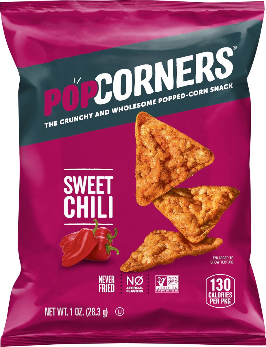 slide 4 of 8, PopCorners The Crunchy And Wholesome Popped Corn Snack Sweet Chili 1 Oz, 1 oz