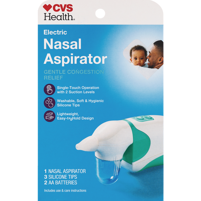 slide 1 of 1, CVS Health Electronic Nasal Aspirator, 1 ct