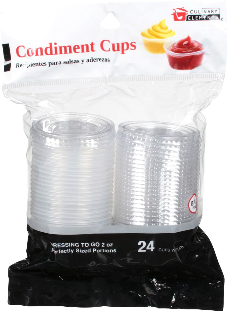 slide 1 of 1, Items 4U! Condiment Cups, 24 ct