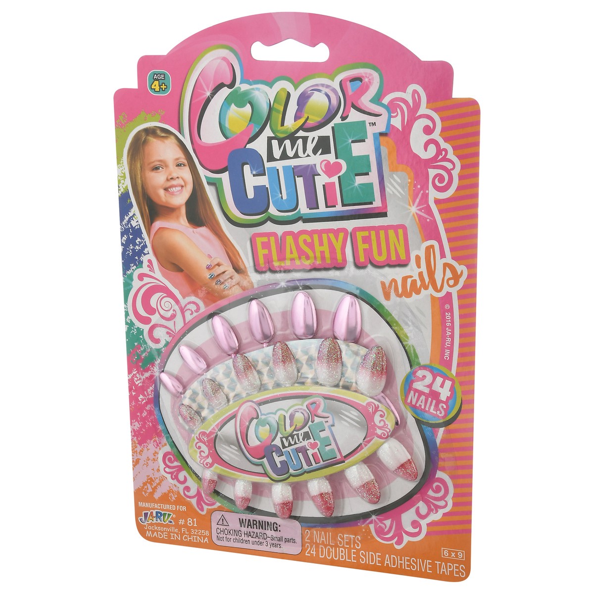 slide 3 of 9, Ja-Ru Color Me Cutie Age 4+ Nails 1 ea, 1 ea