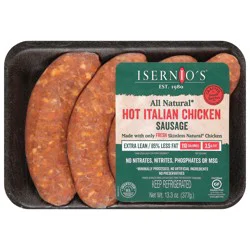 Isernio's Hot Italian Chicken Sausage 13.3 oz
