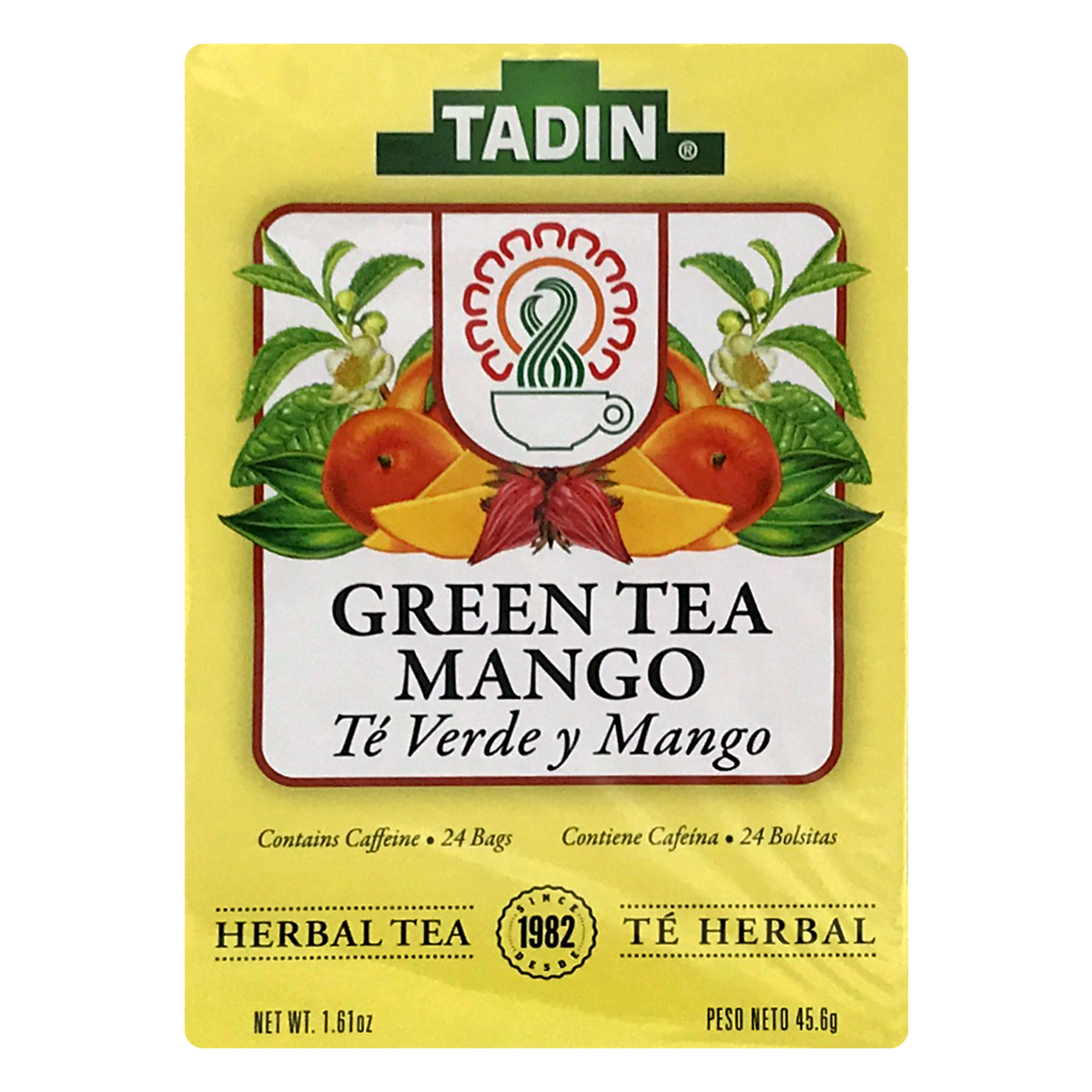 slide 1 of 1, Tadin Mango Green Tea Bag - 24 ct, 24 ct