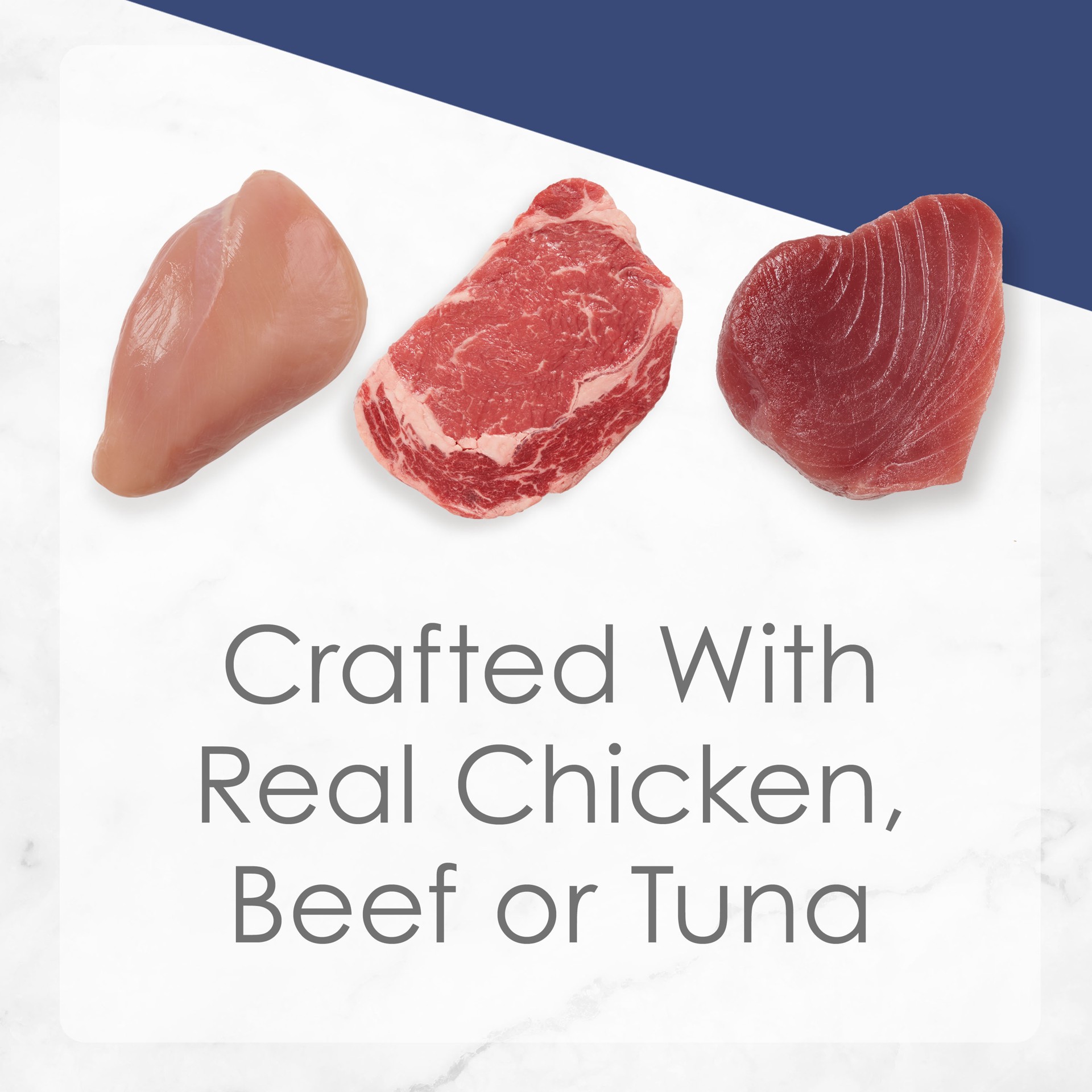 slide 9 of 9, Fancy Feast Purina Fancy Feast High Protein Senior Wet Cat Food Variety Pack, Senior 7+ Chicken, Beef & Tuna Feasts - (12) 3 oz. Cans, 12 ct