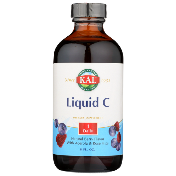 slide 1 of 1, KAL Berry Liquid Vitamin C, 8 oz