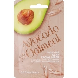 slide 1 of 1, CVS Health Avocado And Oatmeal Purifying Clay Facial Mask, 0.5 oz
