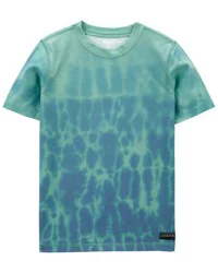 Oshkosh Kid Cloud Dye Active Tee In BeCool Fabric Green 14
