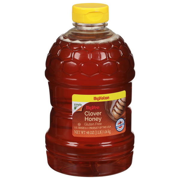 slide 1 of 1, Hy-vee Clover Honey, 48 oz