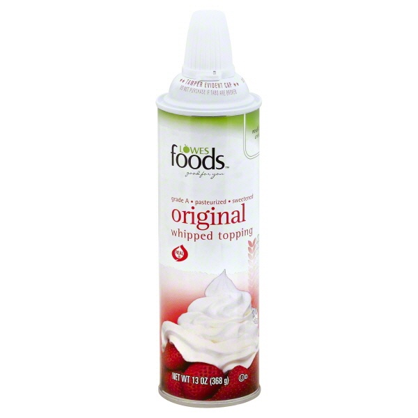 slide 1 of 1, Lowes Foods Whipped Topping Original, 13 oz