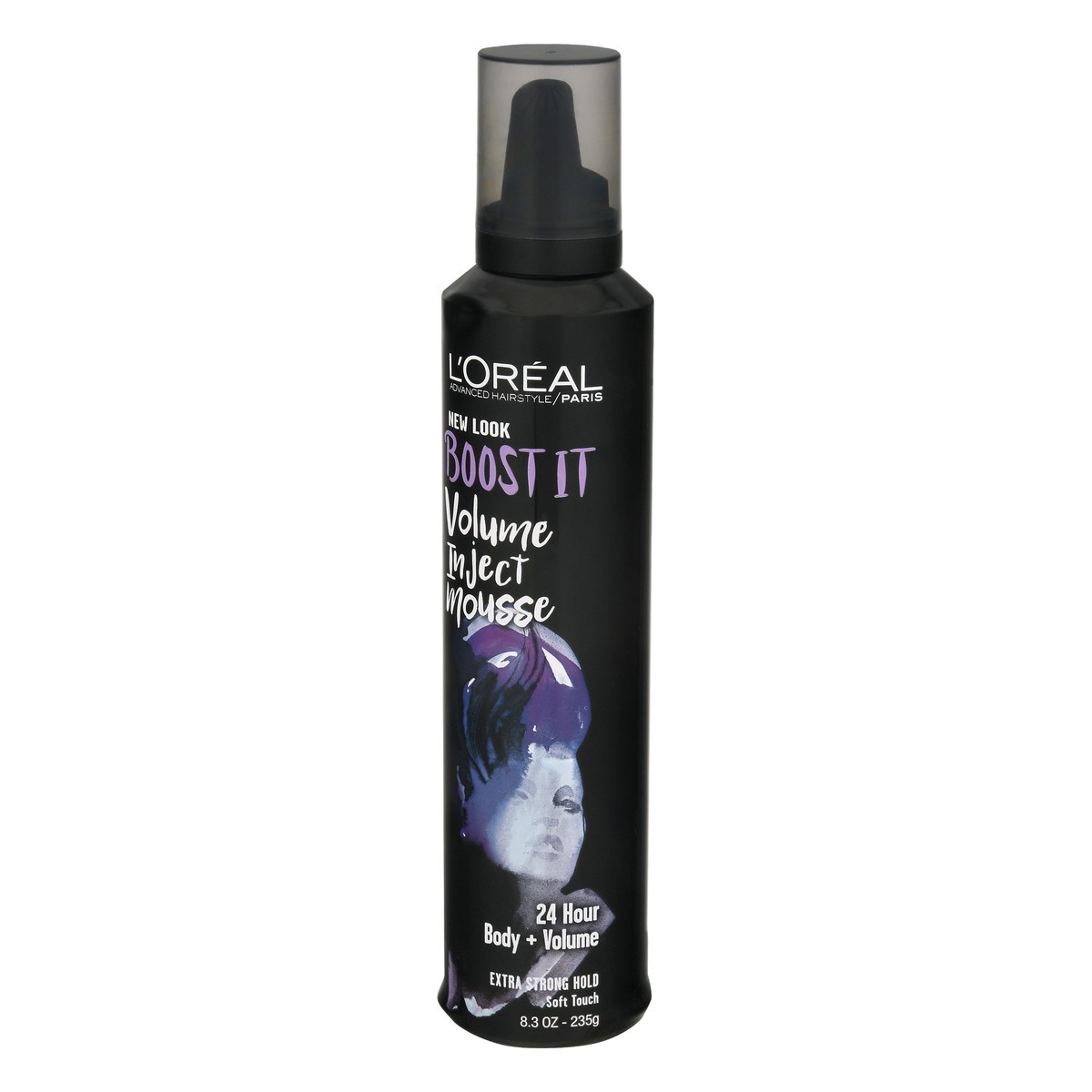 slide 3 of 9, L'Oréal L'Oreal Paris Advanced Hairstyle Boost It Volume Inject Mousse, 8.3 fl oz