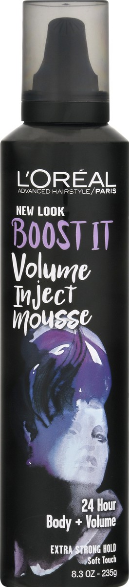 slide 1 of 9, L'Oréal L'Oreal Paris Advanced Hairstyle Boost It Volume Inject Mousse, 8.3 fl oz