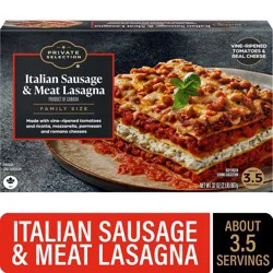 Private Selection® Italian Sausage and Meat Lasagna Family Size, 32 oz