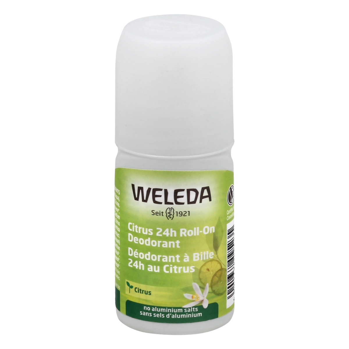 slide 1 of 1, Weleda Deodorant Citrus Roll On, 1.7 fl oz