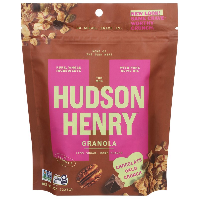 slide 1 of 5, Hudson Henry Chocolate Halo Crunch Granola 8 oz, 8 oz