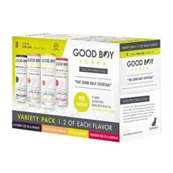 Good Boy Vodka Assorted Vodka - 8 x 355 ml Cans