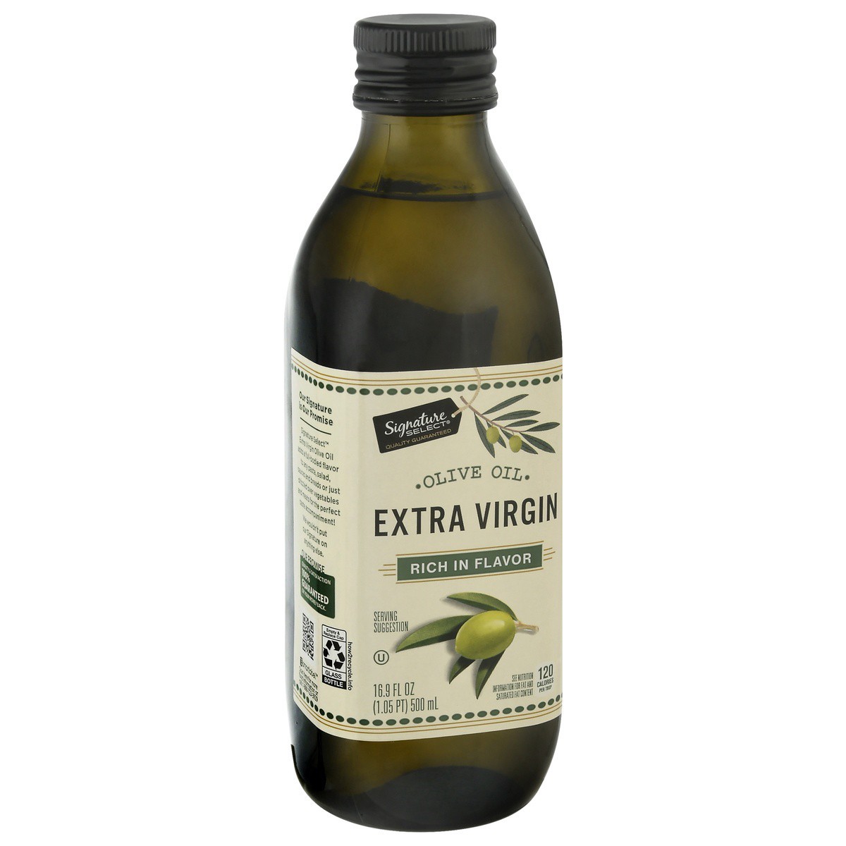 slide 4 of 9, Signature Select Extra Virgin Olive Oil 16.9 fl oz, 16.9 fl oz