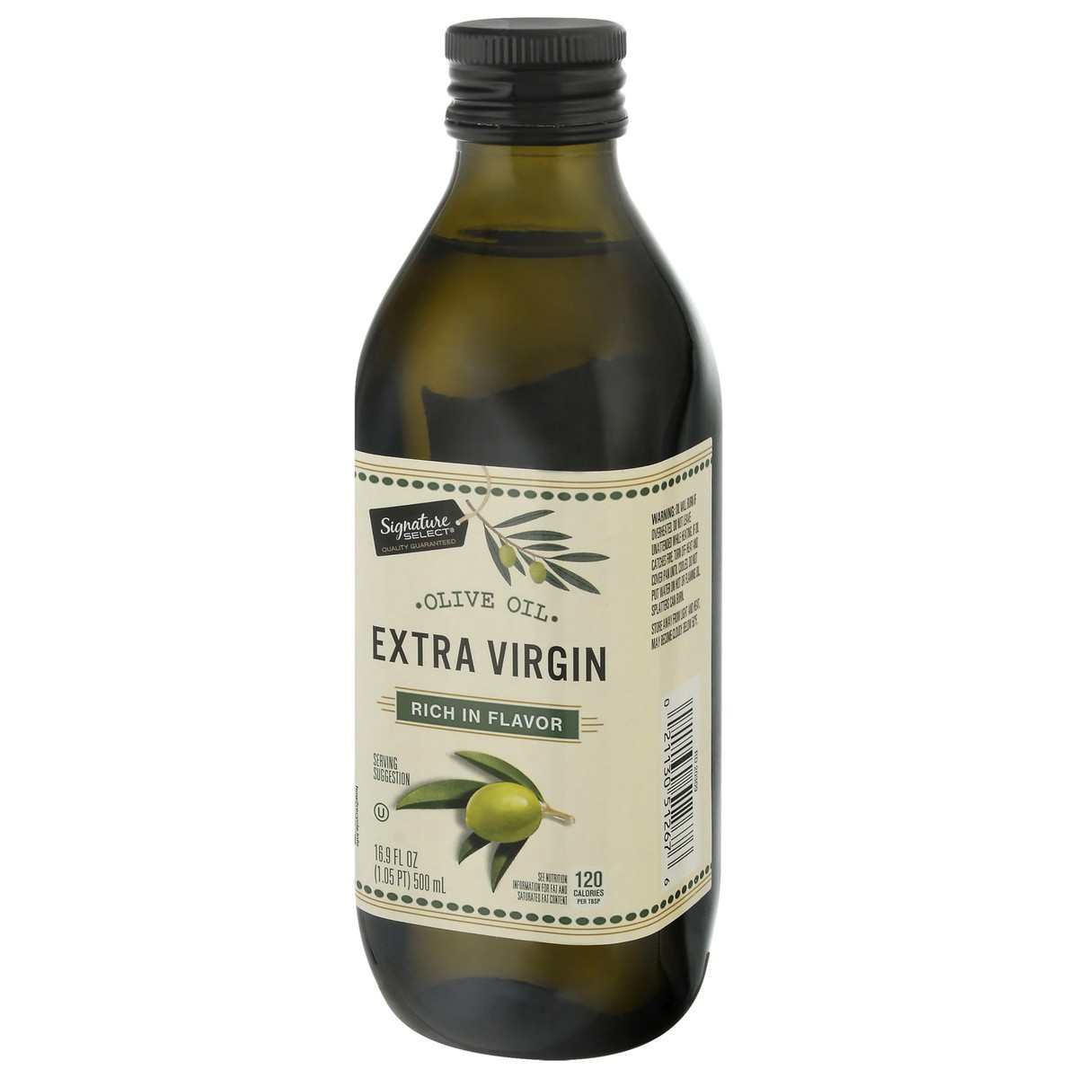 slide 2 of 9, Signature Select Extra Virgin Olive Oil 16.9 fl oz, 16.9 fl oz