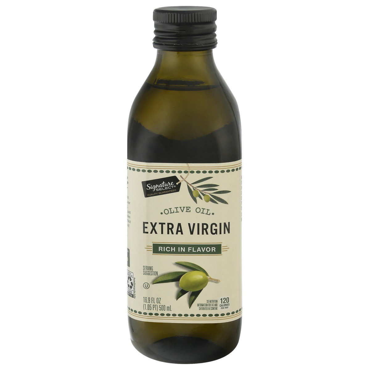 slide 1 of 9, Signature Select Extra Virgin Olive Oil 16.9 fl oz, 16.9 fl oz