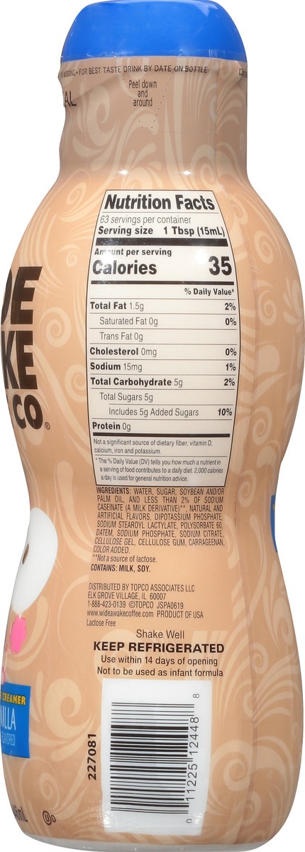 slide 14 of 14, Wide Awake Coffee Co. French Vanilla Coffee Creamer 32 oz, 32 oz